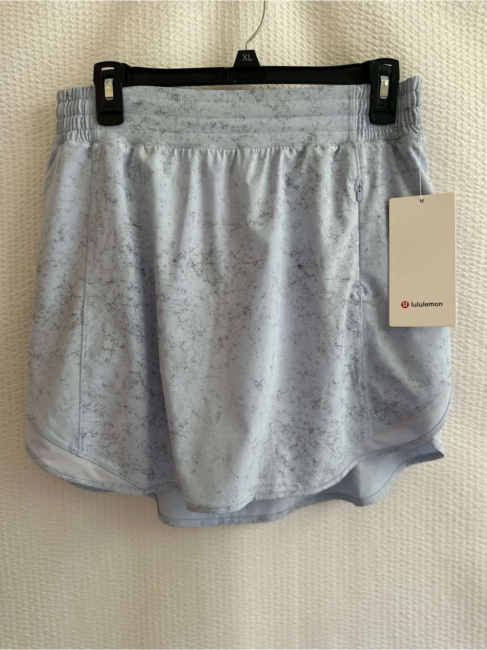 Lululemon Hotty Hot High-Rise Long Skirt Gravel Dust Pastel Blue Size 10 NWT